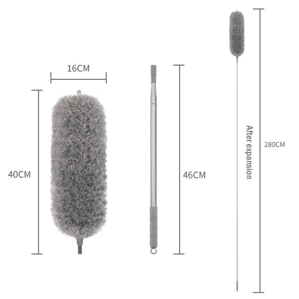 Long Reach Duster – 280cm for Fans & Ceilings.