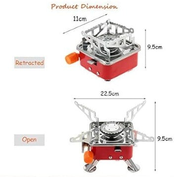 Mini Portable Square Stove- without gas bottle