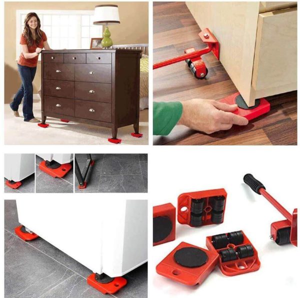 Furniture Mover Kit – No Lifting, Just Sliding!"