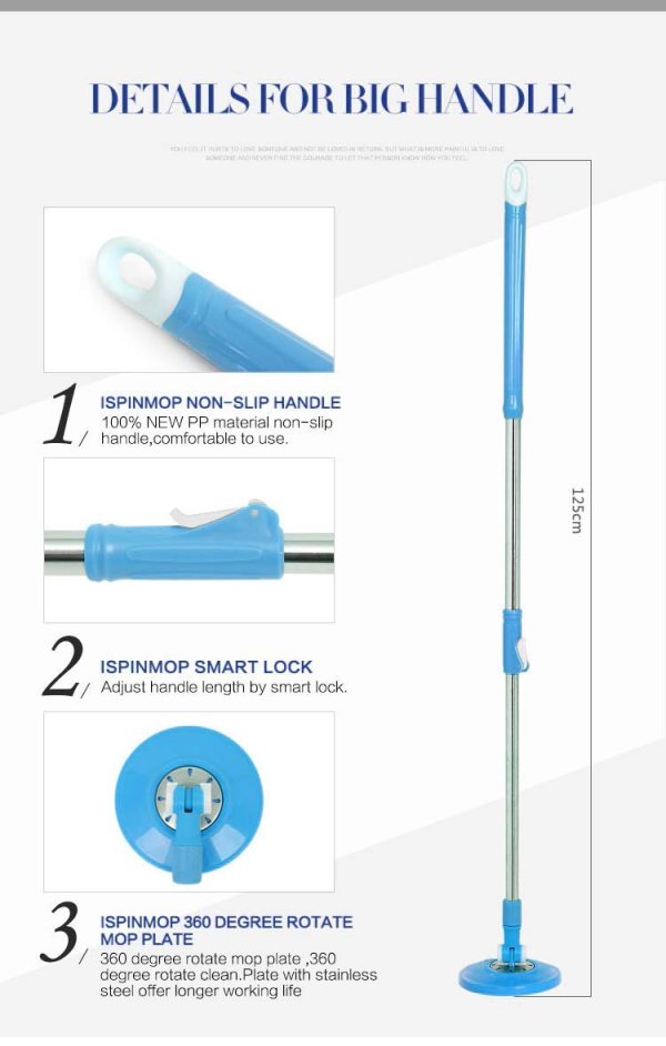 Smart Spin Mop – Replacement Parts Only (No Bucket)