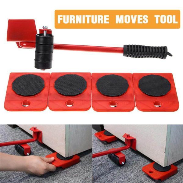 Furniture Mover Kit – No Lifting, Just Sliding!"