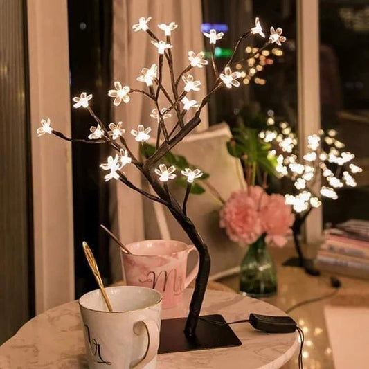 Led Cherry Blossom Bloom Table Lamp