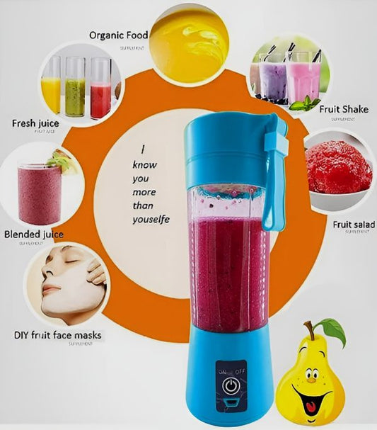 Portable Mini Juicer Blender - 6 Blade